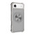 iPhone Air CD Texture 360 Degree Rotating Holder MagSafe Phone Case - Grey