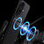 iPhone Air Classic Tilt Strip Grain Magnetic Shockproof PC + TPU Phone Case - Blue
