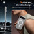 iPhone Air Clear Glitter Magnetic PC Hybrid TPU Phone Case - Transparent