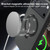 iPhone Air Contrast Color Rotation Holder Magsafe Phone Case - Grey