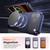 iPhone Air Corning Glass Plating Large Window MagSafe Phone Case - Blue