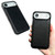 iPhone Air Cowhide Texture Back Cover Phone Case - Black