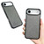 iPhone Air Cowhide Texture Back Cover Phone Case - Grey