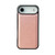 iPhone Air Cowhide Texture Back Cover Phone Case - Rose Gold
