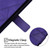 iPhone Air Crossbody 3D Embossed Flip Leather Phone Case - Purple