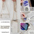 iPhone Air Crossbody Chain Fishtail Litchi Leather Phone Case - White