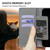 iPhone Air Crossbody Chain Triangle Leather Phone Case - Grey