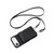iPhone Air Crossbody Lanyard Zipper Wallet Leather Phone Case - Black