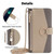 iPhone Air Crossbody Litchi Texture Leather Phone Case - Grey