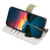 iPhone Air Crossbody Litchi Texture Leather Phone Case - White