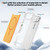 iPhone Air Crystal Frosted Skin Feel Magnetic MagSafe Phone Case - Orange