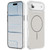 iPhone Air Crystal Frosted Skin Feel Magnetic MagSafe Phone Case - White