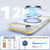 iPhone Air Crystal Shield Clear Magnetic Acrylic Hybrid TPU Phone Case - Yellow