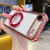 iPhone Air Crystal Shield Ring Holde TPU + Acrylic Magnetic Phone Case - Pink