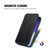 iPhone Air Cubic Grid Pressed Magnetic Leather Phone Case - Black