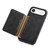 iPhone Air Denior D13 Retro Texture Leather MagSafe Card Bag Phone Case - Black