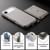iPhone Air Detachable Magnetic Card Bag Phone Case with Finger Ring Grip & Anti-loss Rope - Gray