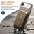 iPhone Air Detachable Magnetic Card Bag Phone Case with Finger Ring Grip & Anti-loss Rope - Khaki