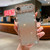 iPhone Air Diamond Gradient Glitter Plated TPU Phone Case - Gold