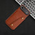 iPhone Air Double Buckle Card Slots Magnetic Phone Case - Brown