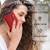 iPhone Air Double Buckle Card Slots Magnetic Phone Case - Red