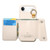 iPhone Air Dream Wallet D Buckle Leather Back Cover Phone Case - Beige