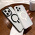 iPhone Air Dual-Side Frosted MagSafe Clear Phone Case - White