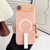 iPhone Air Eagle Eye Dual-layer Jelly Magnetic Phone Case with Silicone Strap & Lens Film - Orange