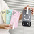 iPhone Air Eagle Eye Dual-layer Jelly Magnetic Phone Case with Silicone Strap & Lens Film - White