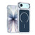 iPhone Air Electroplated Dual Color PC Hybrid TPU Soft Frame MagSafe Phone Case - Blue
