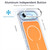 iPhone Air Electroplated Dual Color PC Hybrid TPU Soft Frame MagSafe Phone Case - Blue