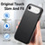 iPhone Air Electroplated Metal Button MagSafe Phone Case - Black