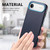 iPhone Air Electroplated Metal Button MagSafe Phone Case - Dark Blue
