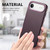 iPhone Air Electroplated Metal Button MagSafe Phone Case - Purple