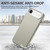 iPhone Air Electroplated Metal Button MagSafe Phone Case - White