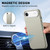 iPhone Air Electroplated Metal Button MagSafe Phone Case - White