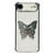 iPhone Air Electrpolated 3D Butterfly Holder TPU Phone Case - Silver