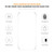 iPhone Air ENKAY Hat-Prince MagSafe Candy Color Phone Case with Thick Adhesive Glass Film - White
