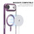 iPhone Air ENKAY Hat-Prince Magsafe Electroplated TPU Clear Shockproof Phone Case - Black