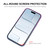 iPhone Air ENKAY Hat-Prince MagSafe Rainbow Gradient Silicone Phone Case with Lens Film - Dark Blue