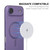 iPhone Air ENKAY MagSafe Matte TPU Phone Case with Lens Film - Purple