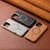 iPhone Air ESEBLE L2 Litchi Texture Metal Lens Magnetic Phone Case - Grey