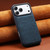 iPhone Air ESEBLE Retro Texture Double Buckle Card Slot Phone Case - Blue