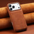 iPhone Air ESEBLE Retro Texture Double Buckle Card Slot Phone Case - Brown