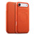 iPhone Air ESEBLE Ultra-thin Card Slot Magnetic Vegan Leather Phone Case - Orange