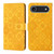 iPhone Air Ethnic Style Embossed Pattern Leather Phone Case - Yellow