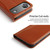 iPhone Air Fierre Shann Cowhide Leather Flip Leather Phone Case - Brown