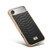 iPhone Air Fierre Shann Python Texture Electroplating PU Phone Case - Black