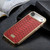 iPhone Air Fierre Shann Python Texture Electroplating PU Phone Case - Red