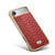 iPhone Air Fierre Shann Python Texture Electroplating PU Phone Case - Red